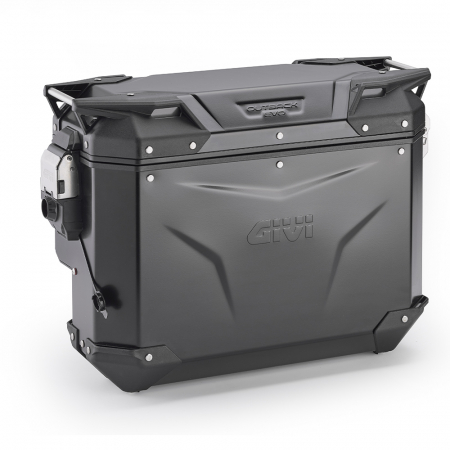 Laterale - Geantă Laterală Dreapta Givi MONOKEY® TREKKER OUTBACK EVO 33L din Aluminiu Negru