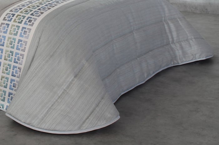 Cuvertura matlasata FEY 3B turcoaz, dimensiune 235 cm x 270 cm [4]