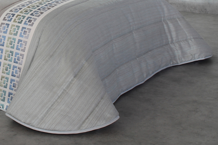 Cuvertura matlasata FEY 3B turcoaz, dimensiune 250 cm x 270 cm [4]