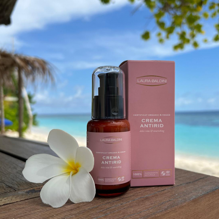 Crema de fata antirid DOLCE VITA, 100% ingrediente naturale, ORGANIC & VEGAN, Laura Baldini, 50 ml [2]