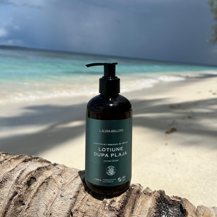 Lotiune dupa plaja COCONUT DREAM, 100% ingrediente naturale, ORGANIC & VEGAN & REEF SAFE, Laura Baldini, 250ml [2]