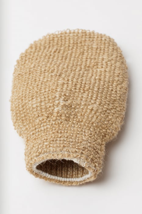 Manusa exfolianta din iuta si bumbac LEAF TOUCH [5]