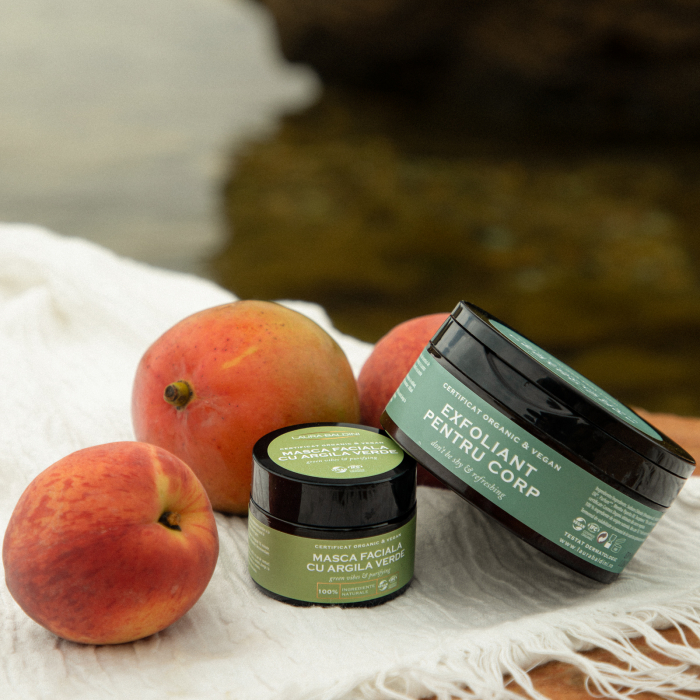 Masca purificatoare cu argila verde GREEN VIBES, 100% ingrediente naturale, ORGANIC & VEGAN, Laura Baldini, 50 ml [8]