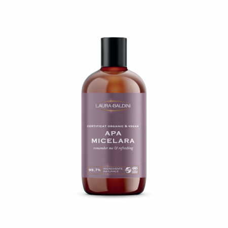Demachiant - Apa micelara REMEMBER ME, 99.7% ingrediente naturale, ORGANIC & VEGAN, Laura Baldini, 200 ml
