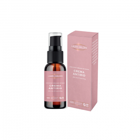 Crema de fata - Crema de fata antirid DOLCE VITA, 100% ingrediente naturale, ORGANIC & VEGAN, Laura Baldini, 50 ml