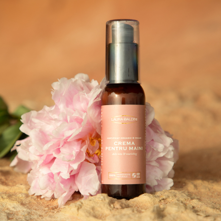 Crema nutritiva pentru maini DOLCE VITA, 100% ingrediente naturale, ORGANIC & VEGAN, Laura Baldini, 50 ml [1]