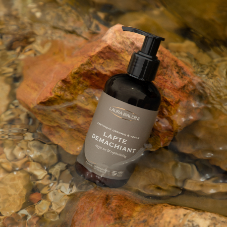 Lapte demachiant HAPPY ME, 100% ingrediente naturale, ORGANIC & VEGAN, Laura Baldini, 200 ml [1]