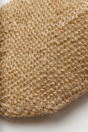 Manusa exfolianta din iuta si bumbac LEAF TOUCH [1]