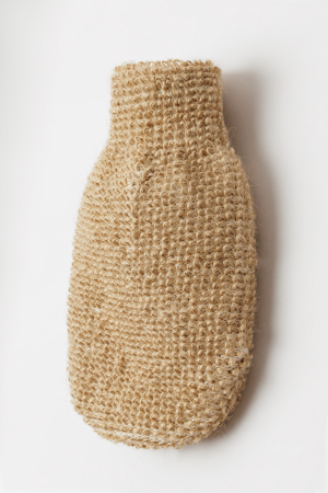 Manusa exfolianta din iuta si bumbac LEAF TOUCH [2]