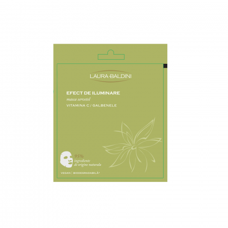 Ten - Masca servetel iluminanta, 95% ingrediente naturale, VEGAN, Laura Baldini