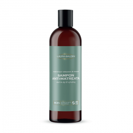 Sampon - Sampon anti-matreata DON'T BE SHY, 99.9% ingrediente naturale, ORGANIC & VEGAN, Laura Baldini, 250 ml