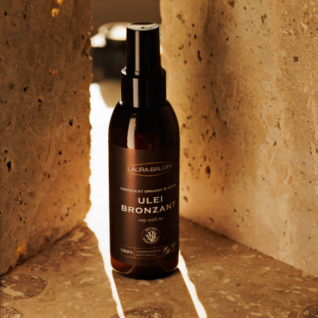 Ulei bronzant STAY WITH ME, 100% ingrediente naturale, ORGANIC & VEGAN & REEF SAFE, Laura Baldini, 125ml [5]