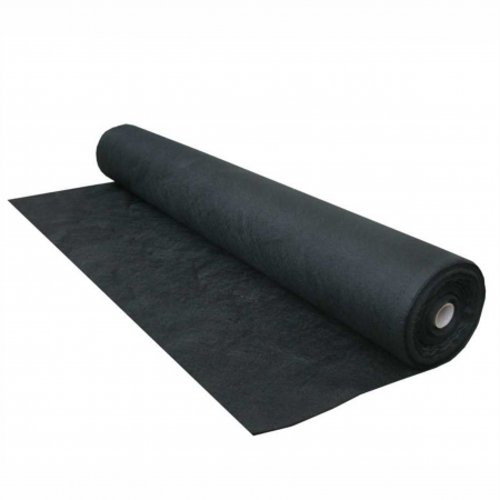Hidroizolatii si sisteme de drenaj a apelor - Geotextil negru TERRAPLAST GEOTEX, 100 g/mp, 75 mp/sul