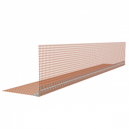 Profile pentru colt fatada - Profil colt PVC cu plasa orange pentru fatada, 10+10 cm, 2.5m