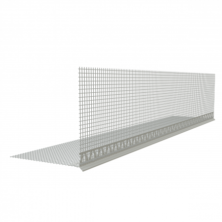 Profile pentru colt fatada - Profil pentru balcoane cu lacrimar, THERMOMASTER PVC-B, 2.5m