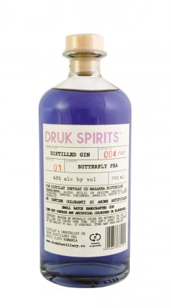 GIN - DRUK GIN BUTTERFLY PEA 43% 700 ml