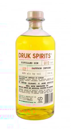 GIN - DRUK GIN SAFFRON 43% 700 ML