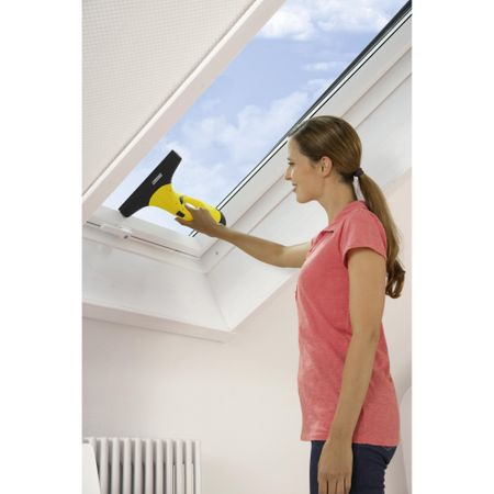 Aspirator pentru ferestre Karcher WV 2 Plus, Acumulator Li-Ion, 3.6 V, 0.1 l, Galben/Negru + Recipient pulverizare [5]