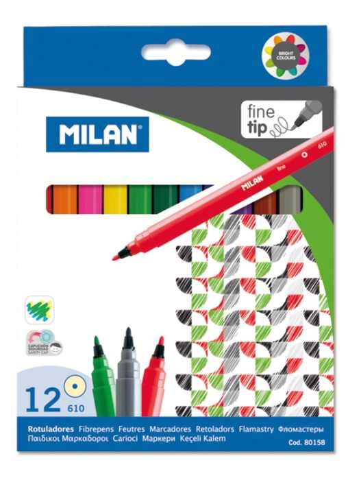 Carioca 12 culori Milan- fine tip [1]