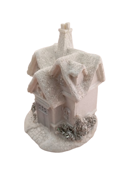 Casuta alba cu LED 6*7*10 cm [2]