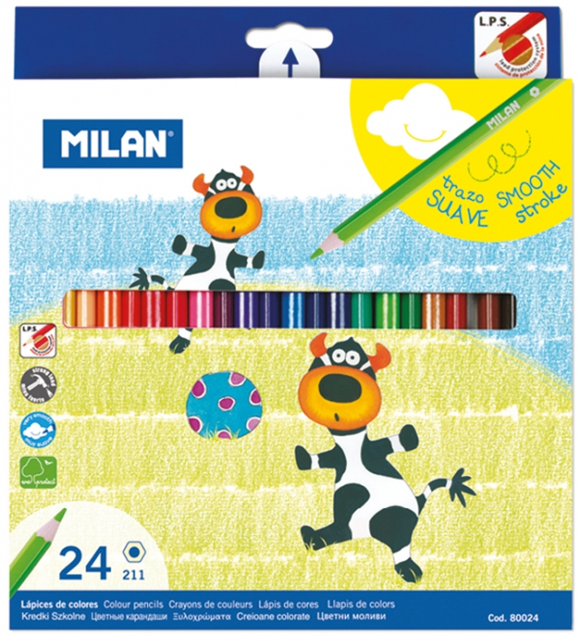 Creion color 24 culori Milan [1]
