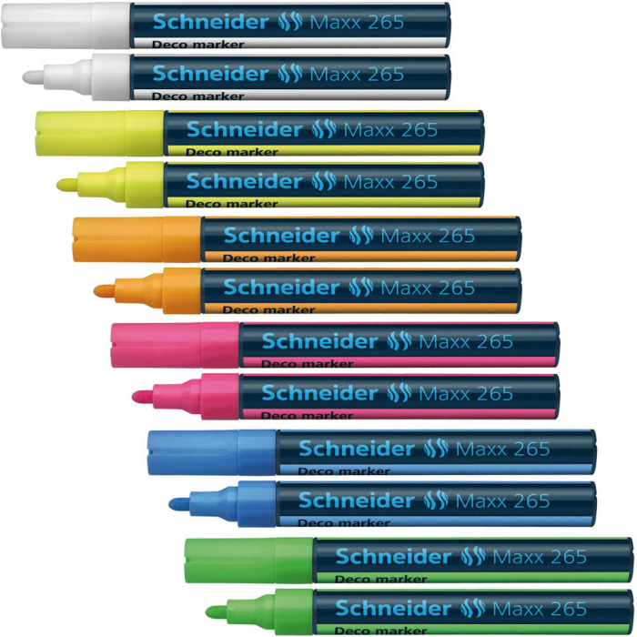 Deco marker tip creta Schneider 265 - varf 1-3mm [5]