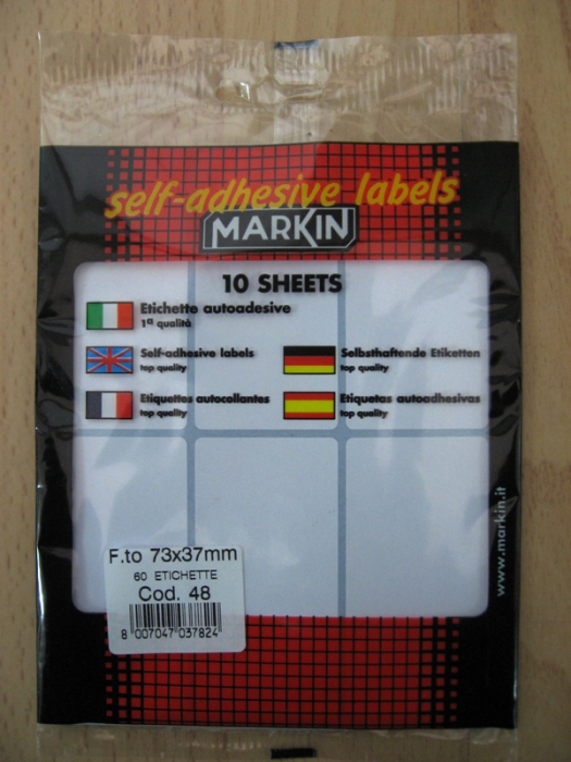 Etichete 73*37mm, 60/plic, Markin [1]