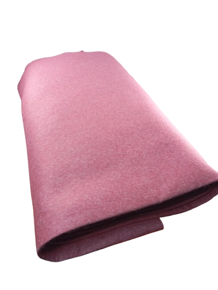 Fetru IDEA (60% lana, 40% viscoza) la metru - roz melange [1]