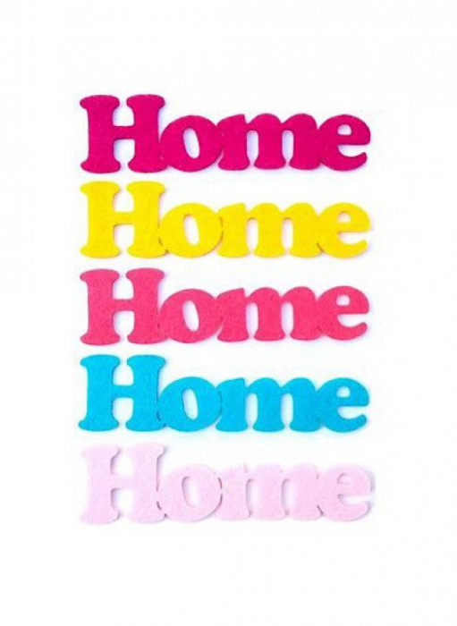 Figurine din fetru- "Home" - (5 buc/set) [1]