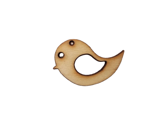 Figurine din lemn mini - pasari 3,5 cm (6buc /set) [3]