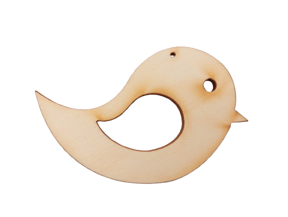 Figurine din lemn- pasare 7 cm (3buc/set) [4]