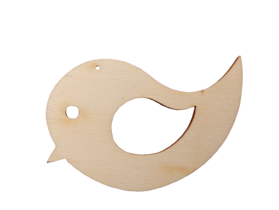 Figurine din lemn- pasare 7 cm (3buc/set) [3]