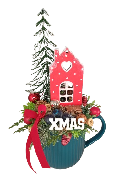 Iscriptie din lemn X-Mas [4]