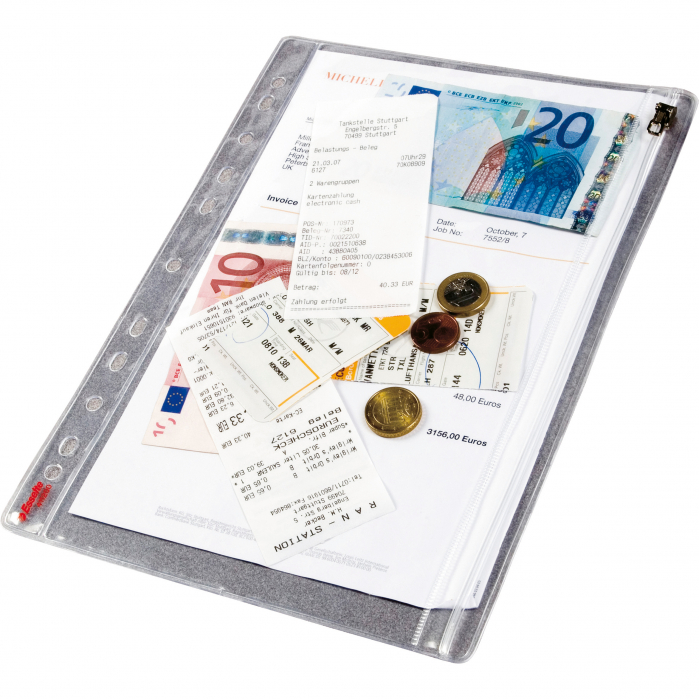 Folie protectie A4 cu fermoar, 200microni, bucata [2]