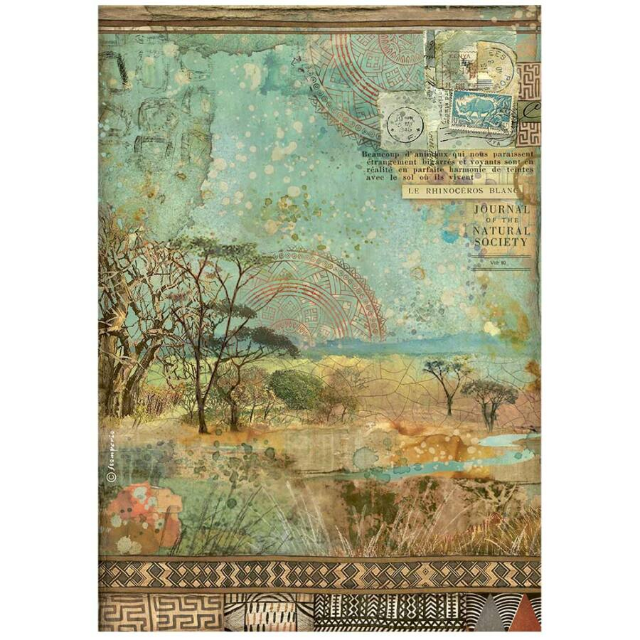 Hartie de orez-savana copac [1]