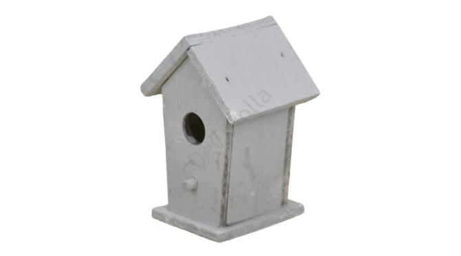 Hranitoare de pasari decorativa 10 cm- gri [2]