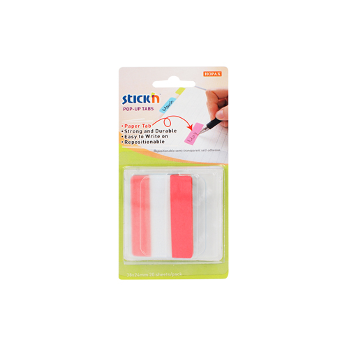 Index autoadeziv din plastic cu tab din hartie in dispenser 50x38 mm- 10 file/buc [2]