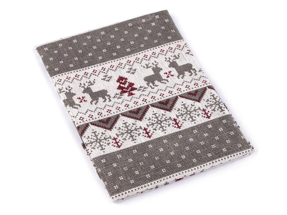Material decorativ de craciun din bumbac 45 x 45 cm [2]
