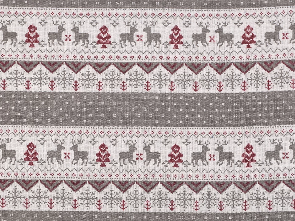 Material decorativ de craciun din bumbac 45 x 45 cm [3]