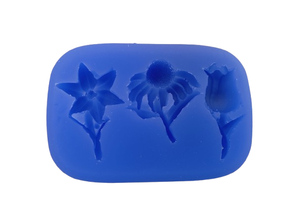 Matrita modelaj din silicon- 3 fire de flori [2]
