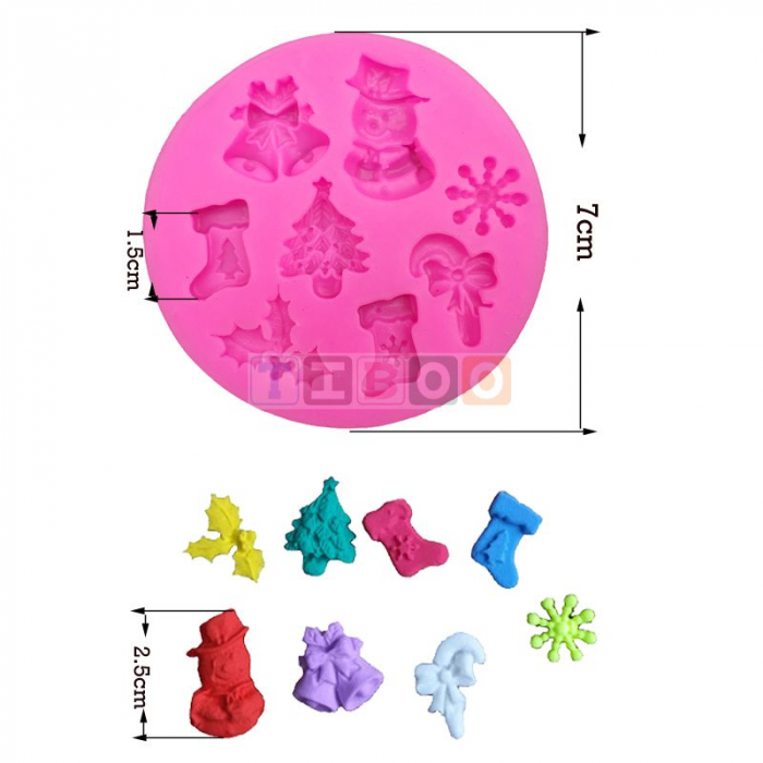Matrita modelaj din silicon- Craciun T0130 [4]