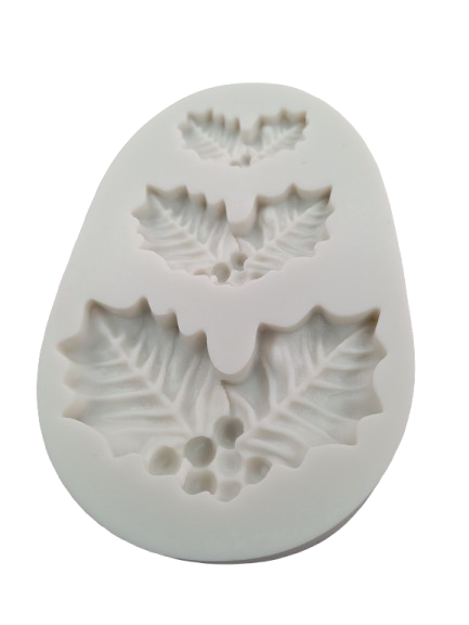 Matrita modelaj din silicon- frunze de ilex [1]
