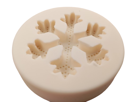 Matrita modelaj din silicon- fulg de nea 5.5 cm [1]