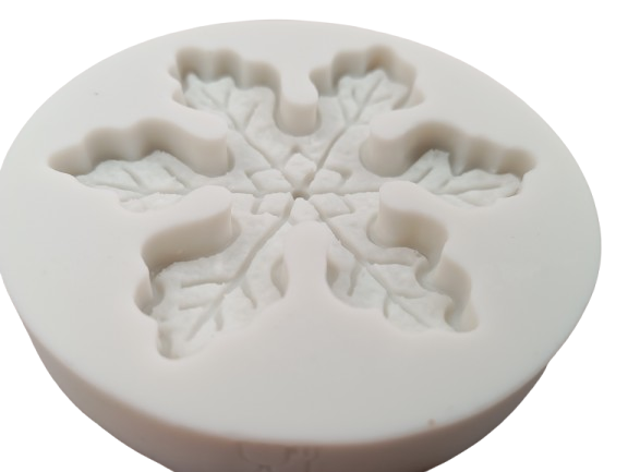 Matrita modelaj din silicon- fulg de nea 6 cm [1]