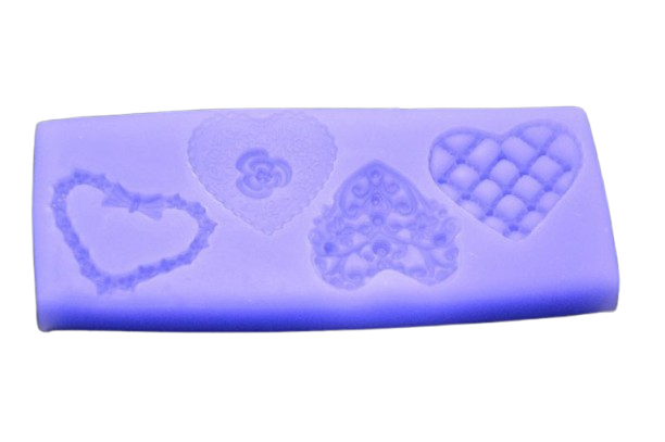 Matrita modelaj din silicon- inimioare-13 x 5.5cm [1]