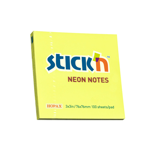 Notes autoadeziv 76x76 mm- culori neon-100file/buc [2]
