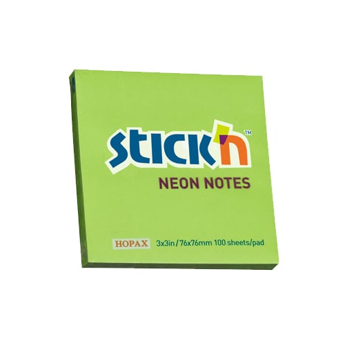 Notes autoadeziv 76x76 mm- culori neon-100file/buc [1]