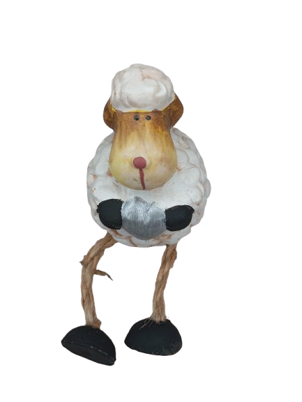 Oita din ceramica cu inimioara argintie- 9 cm [3]