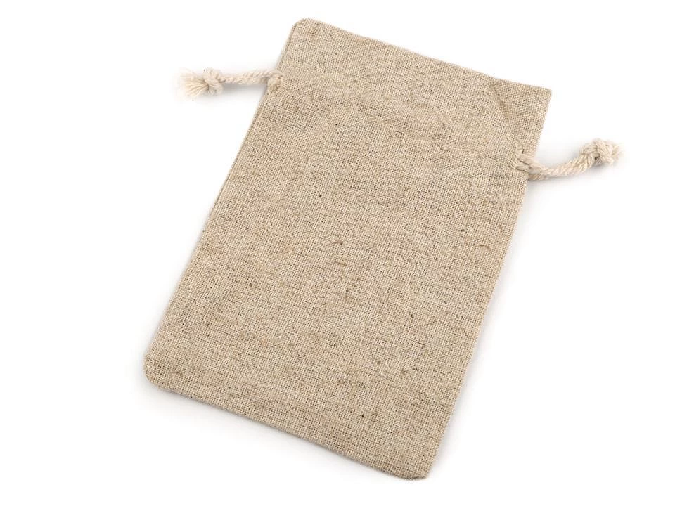 Saculet din panza de in 10 x 14 cm- [2]