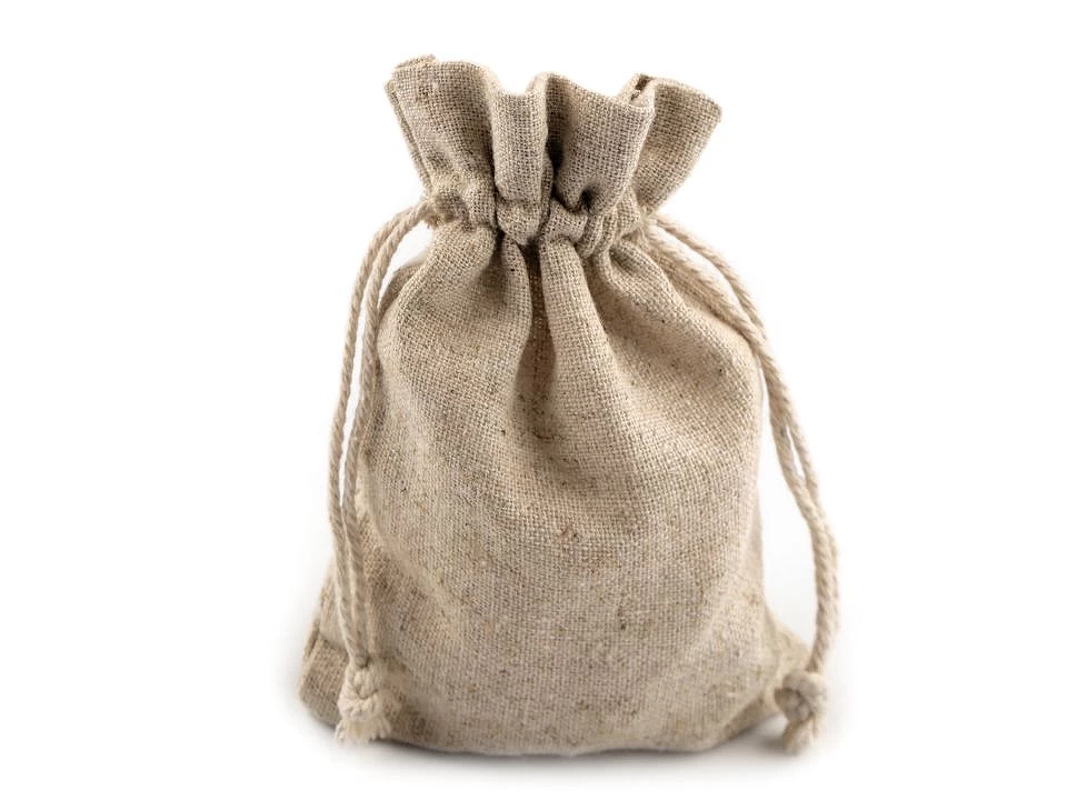 Saculet din panza de in 10 x 14 cm- [1]